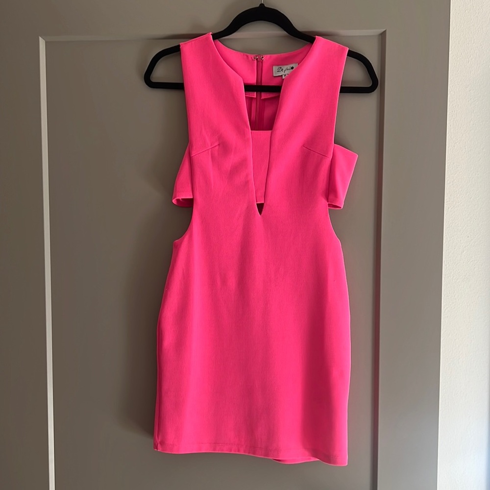 Barbie pink mini cocktail dress
